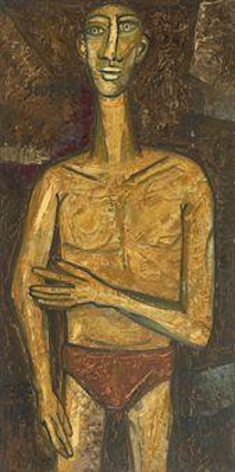 Male Nude by Francis Newton Souza