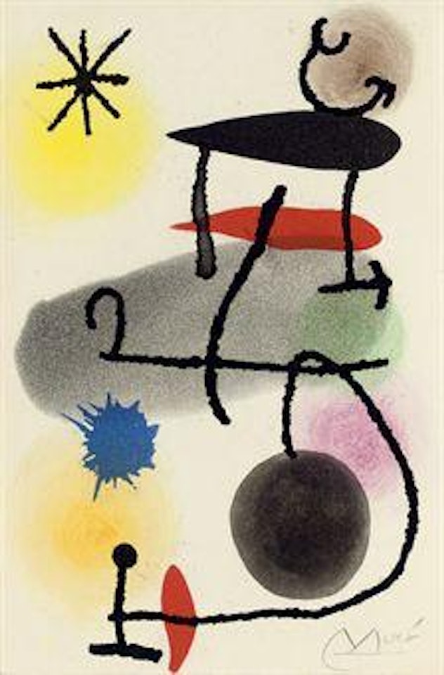 Guy Lévis Mano, Le Dedans & Le Dehors, GLM, Paris, 1966 (Cramer books 109) by Joan Miró