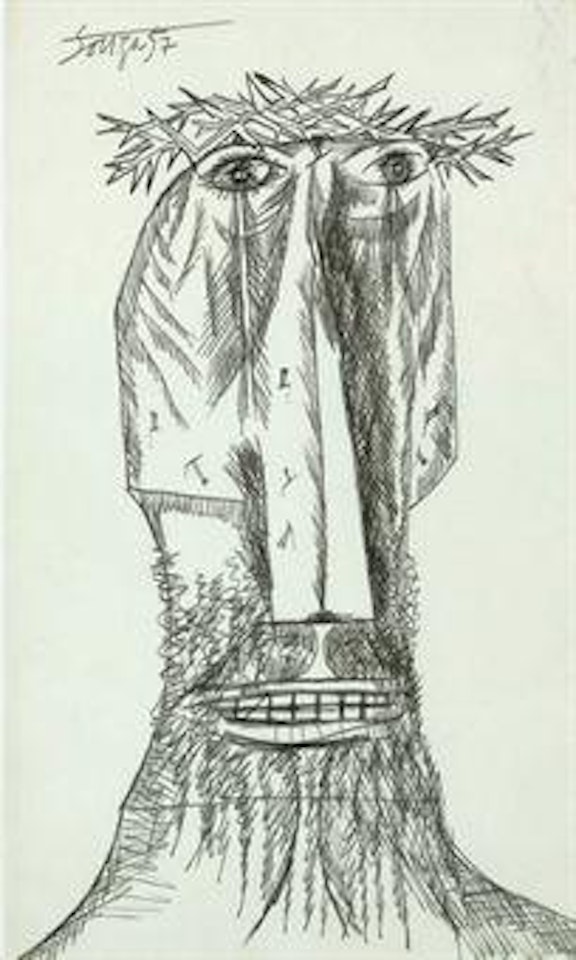 Untitled (Christ Figure) by Francis Newton Souza