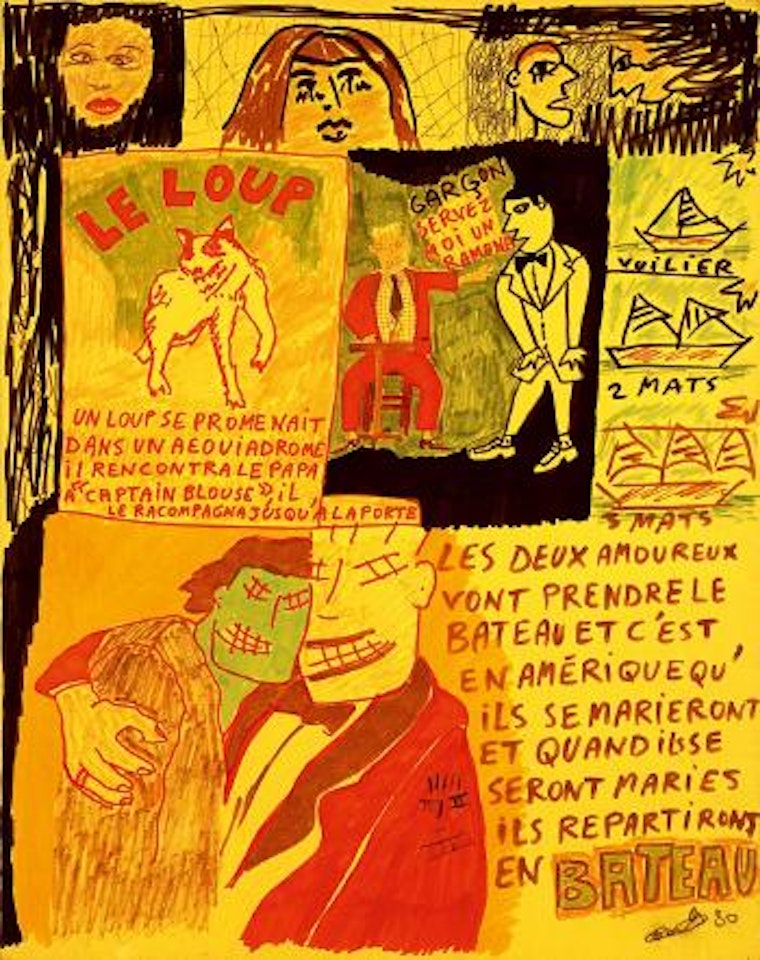 Le Loup by Robert Combas