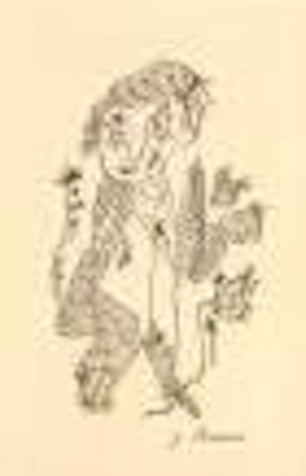 Composition à un personnage by Gaston Chaissac
