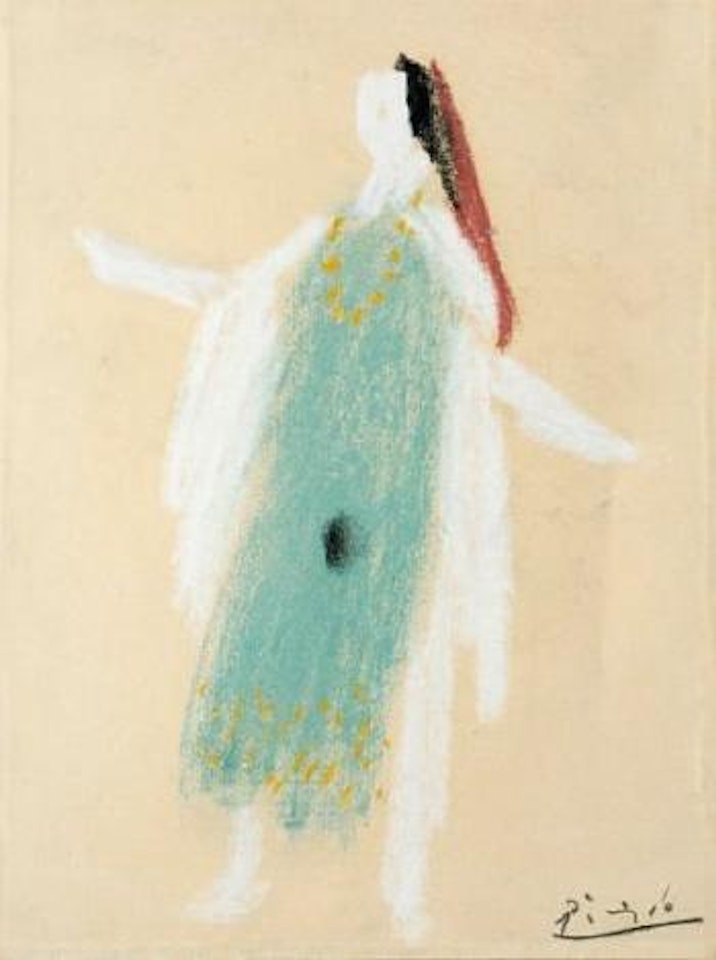 Femme à la robe by Pablo Picasso