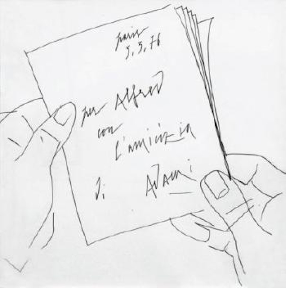 Per Alfred con l'amicizia di Adami by Valerio Adami