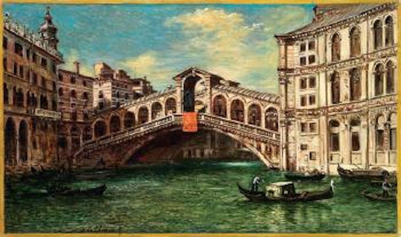 Venezia, Ponte di Rialto by Giorgio de Chirico