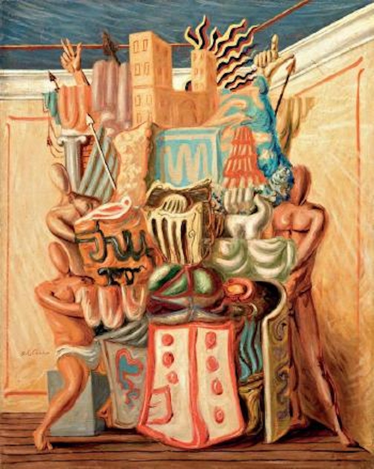Costruttori di trofei by Giorgio de Chirico