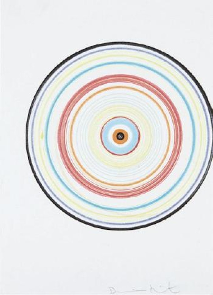 Untitled (Spin Painting) by Damien Hirst