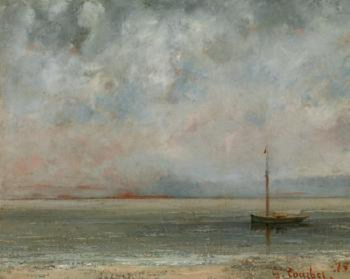 Clouds over Lake Geneva by Gustave Courbet