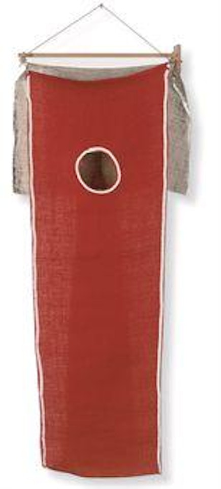 Untitled (Red) by Barry Flanagan
