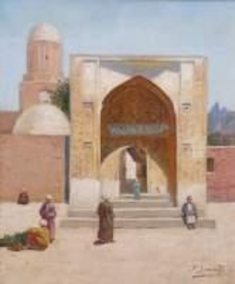 Devant la porte by Richard Karlovich Zommer