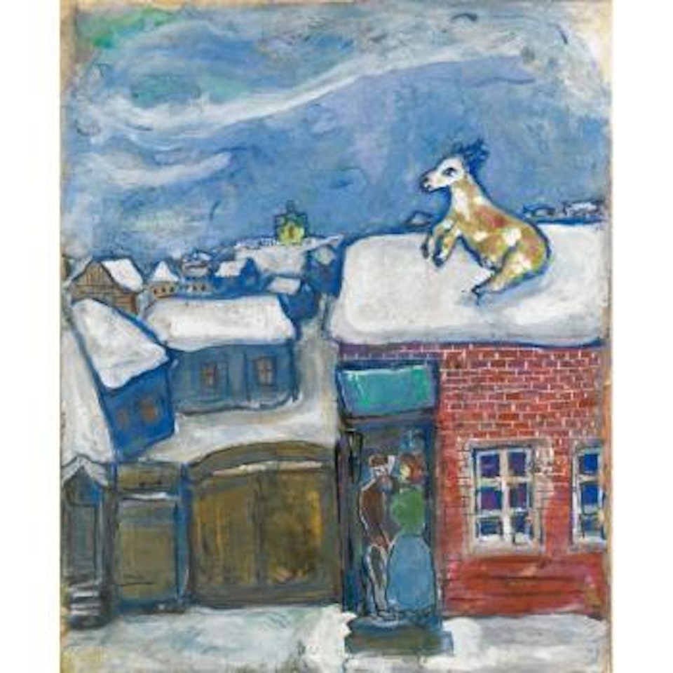 Le Village En Hiver by Marc Chagall