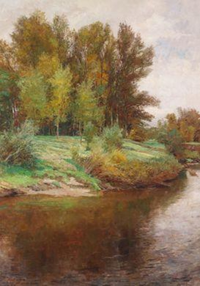 Autumn evening by Olga Wisinger-Florian