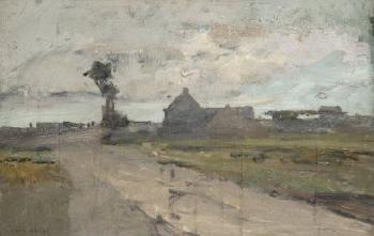 Chemin de campagne par temps couvert by Luigi Loir