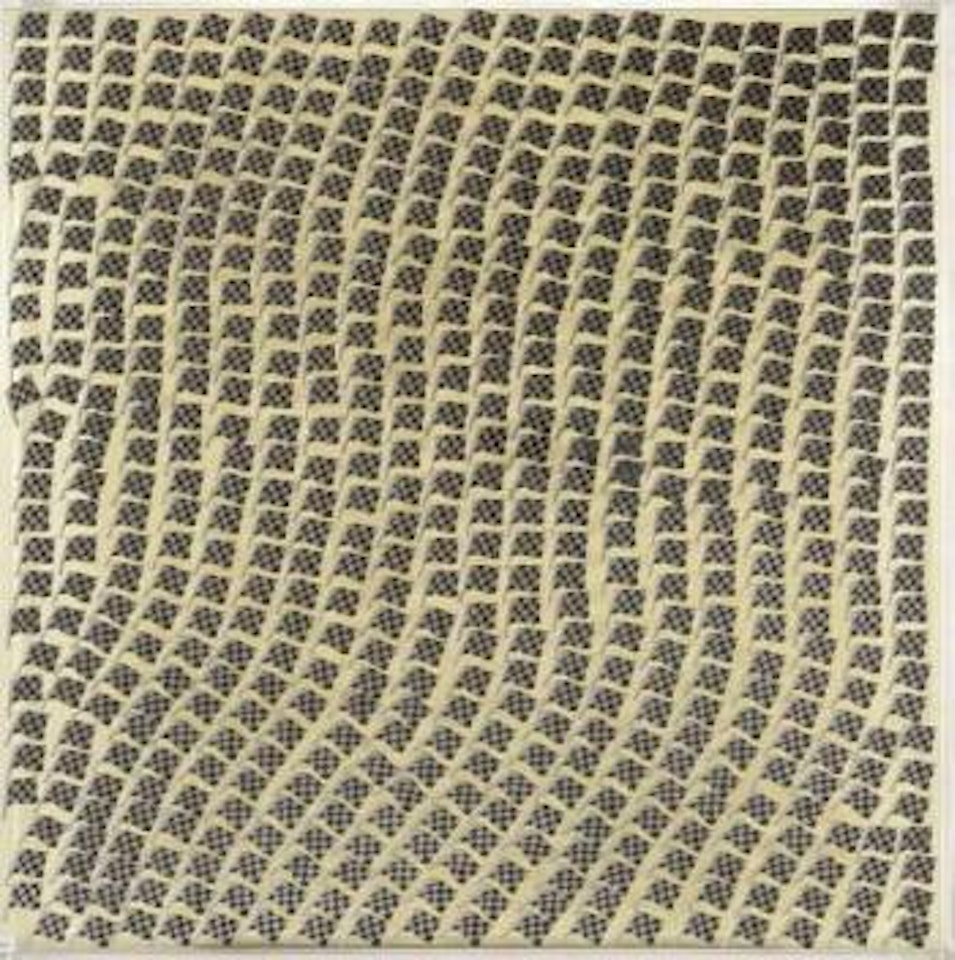 Inclusions de Broches Drapeaux a Damier by Arman