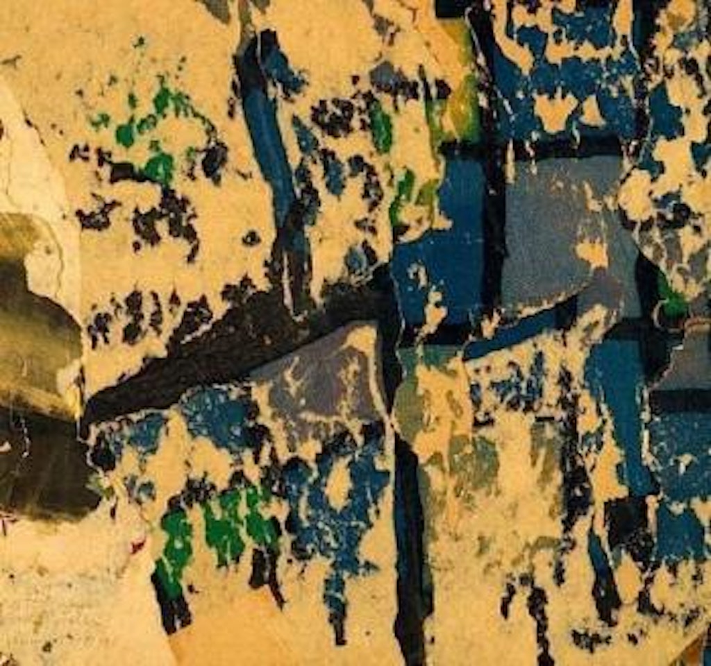 Composition by Mimmo Rotella