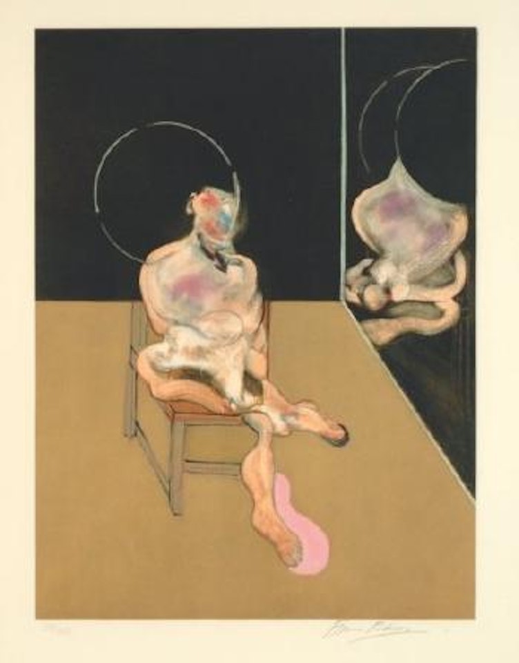 Seated figure by Francis Bacon