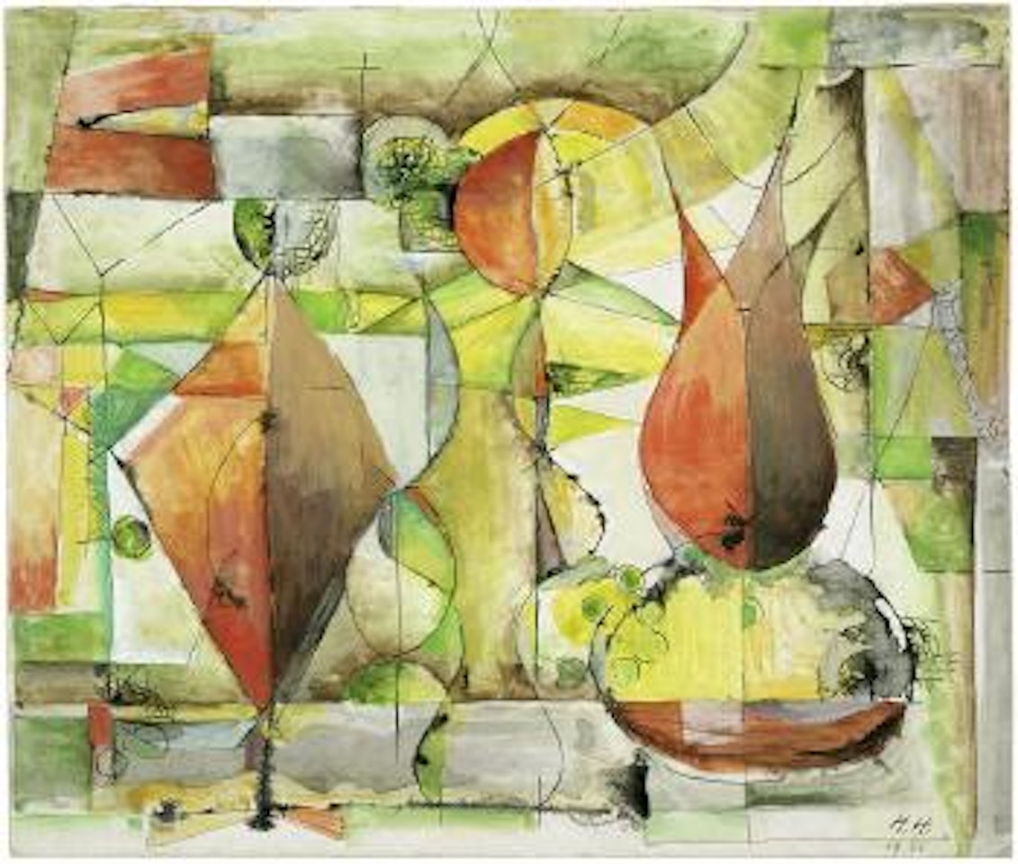 Komposition mit Drachenform by Hannah Höch