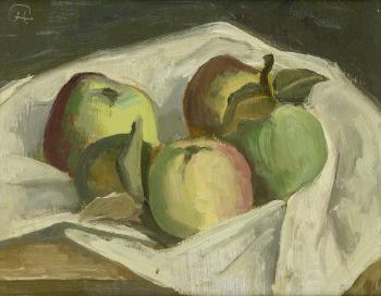 Stilleben mit Apfeln by Karl Hofer