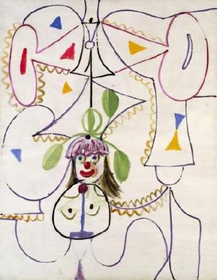 Portrait of Cora by George Condo