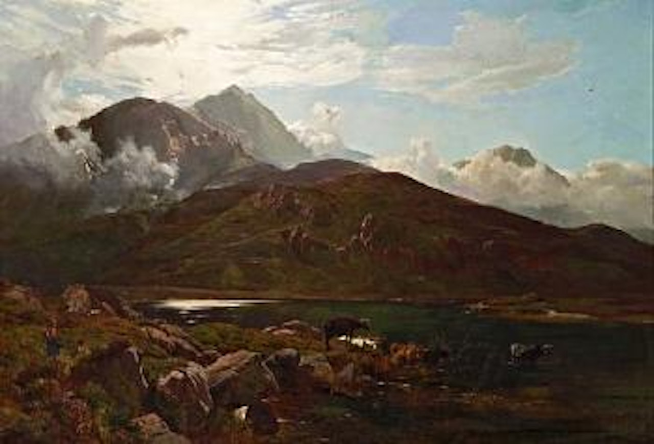 Near Dolgelly, North Wales by Sidney Richard Percy