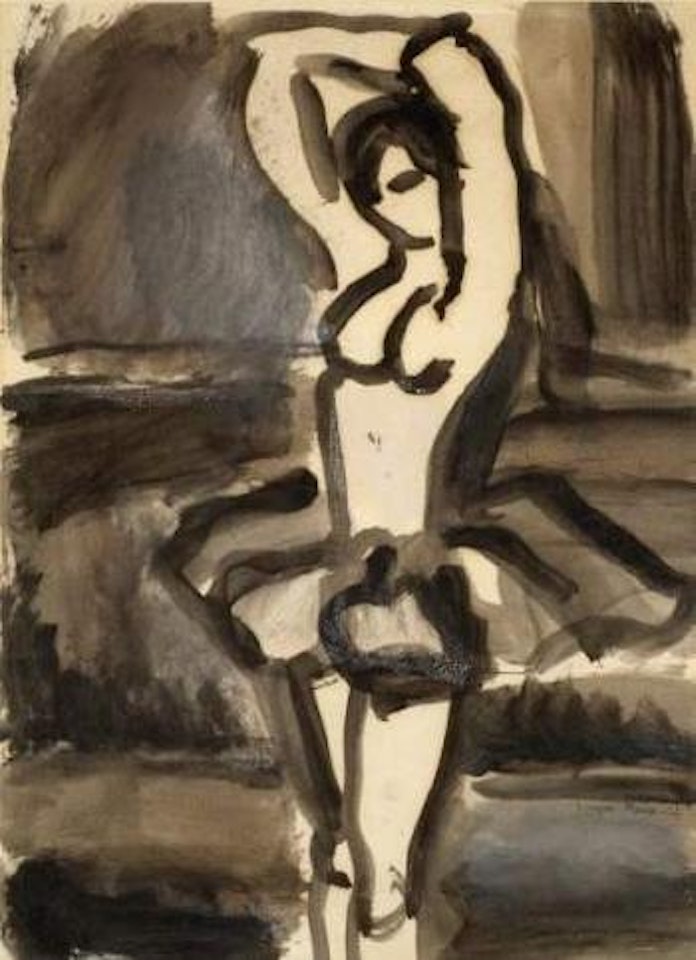 Danseuse aux Bras Leves by Georges Rouault