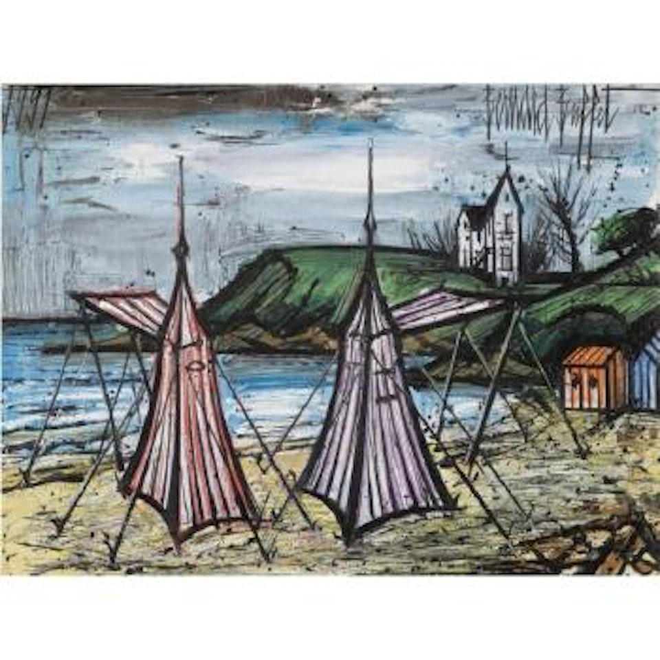 Les Deux Tentes by Bernard Buffet