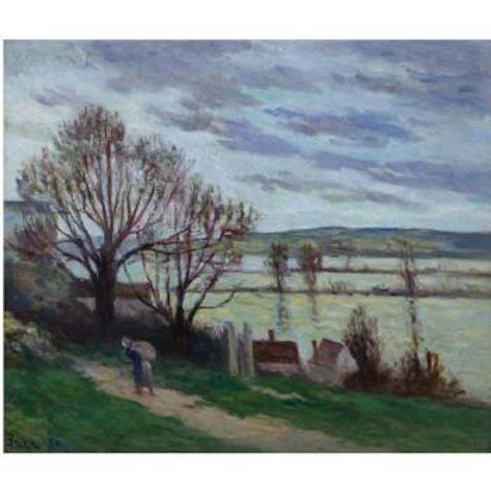 Rolleboise, La Côte Et Les Inondations by Maximilien Luce