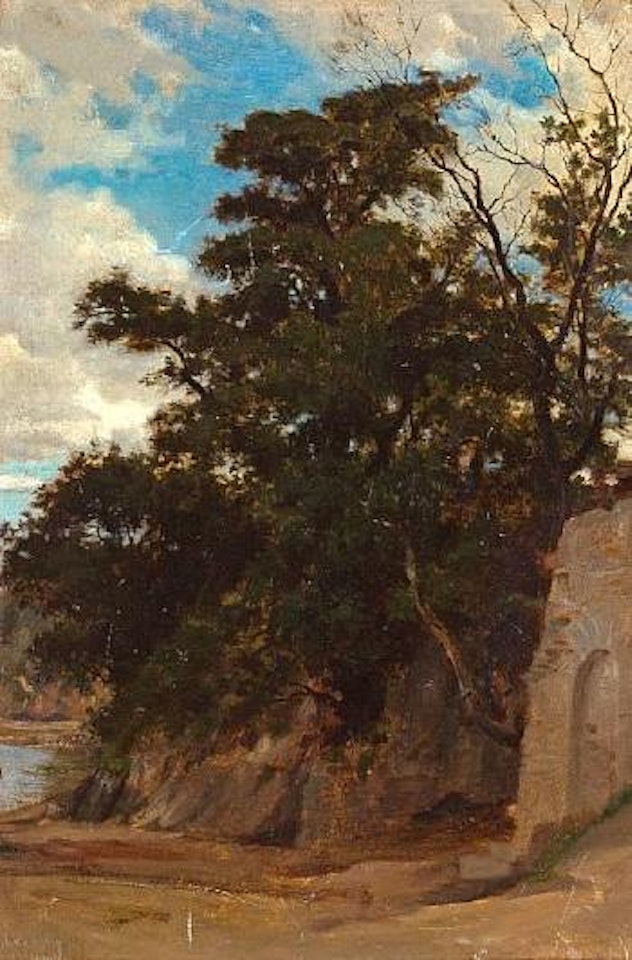 Coastal landscape by William-Adolphe Bouguereau