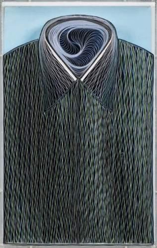 Chemise bleue et verte by Pavlos Dionyssopoulos