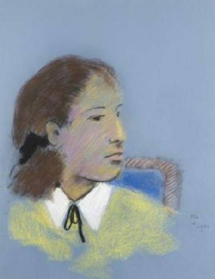 Portrait de Carole Weisweiller by Jean Cocteau