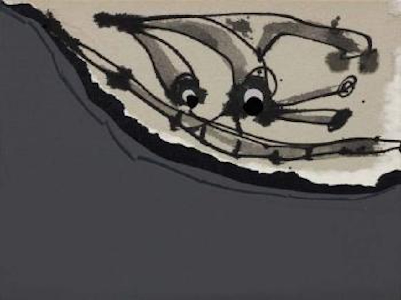Le chien de Goya by Antonio Saura