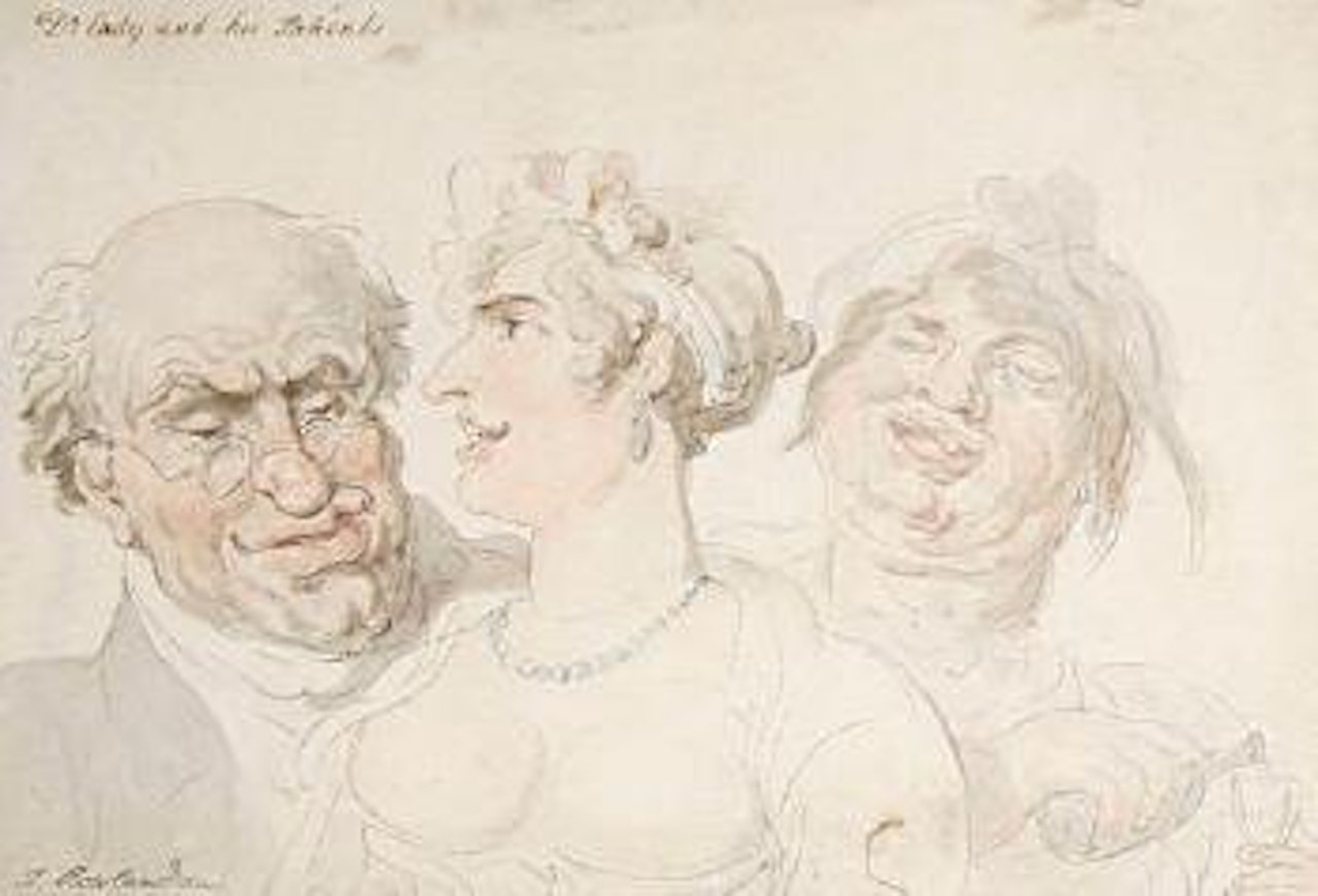 Dr. Eady and his patients by Thomas Rowlandson