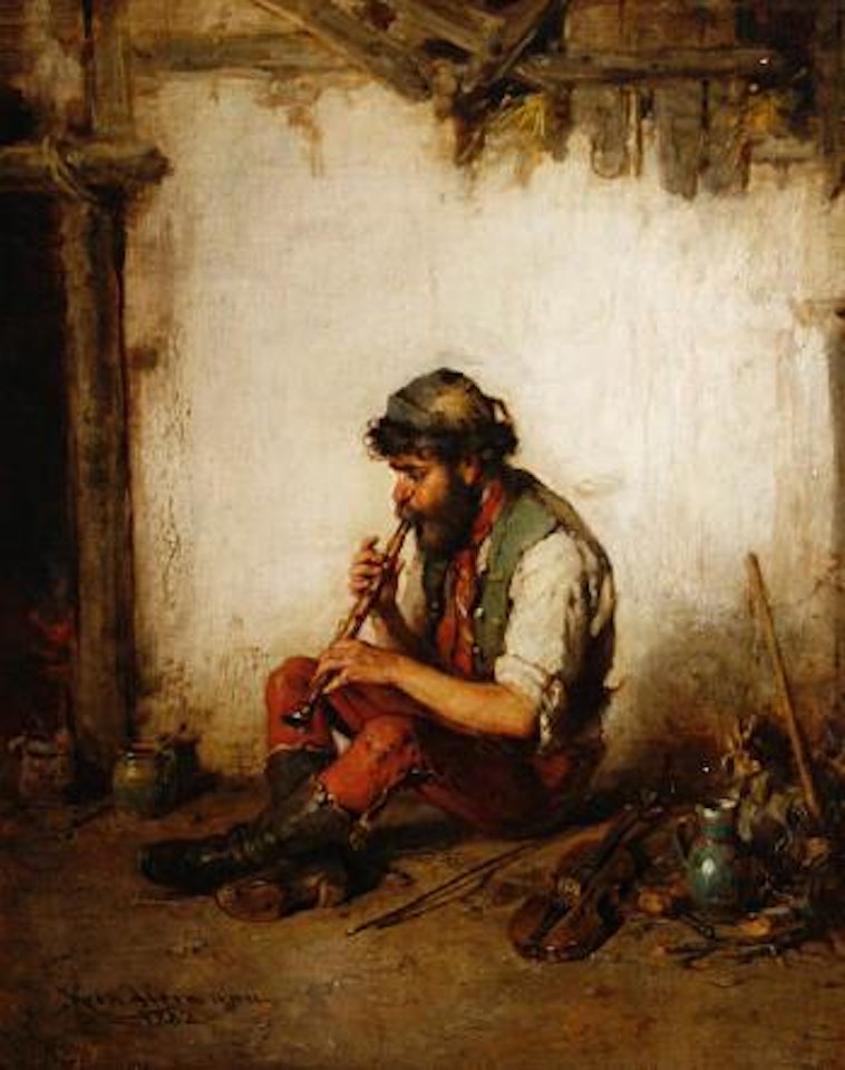 The musician by Hermann Kern