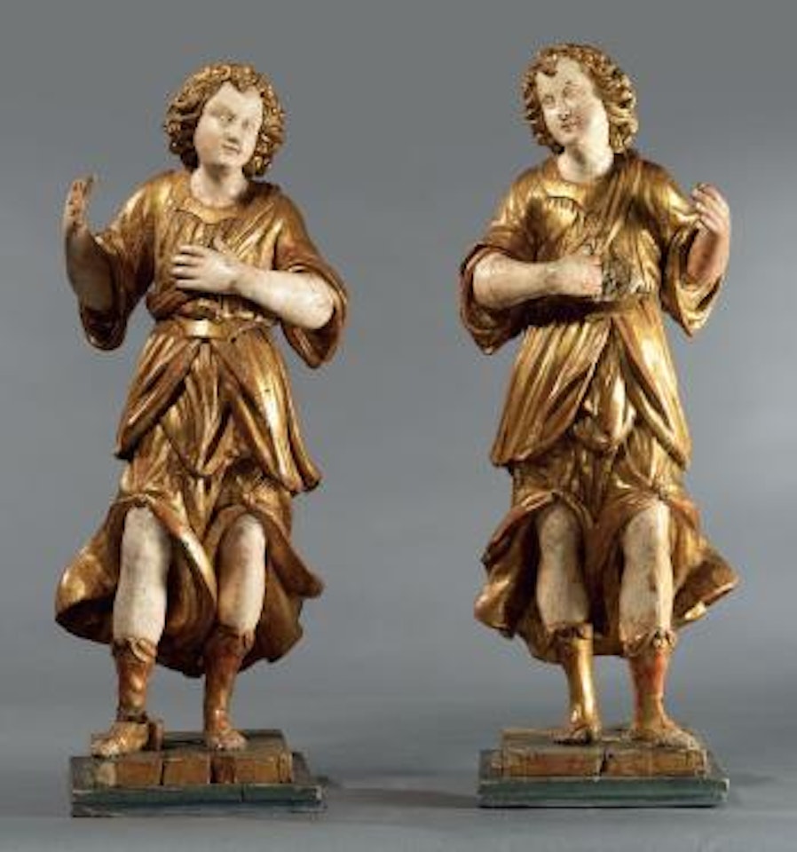 Coppia di Angeli by Sienese School