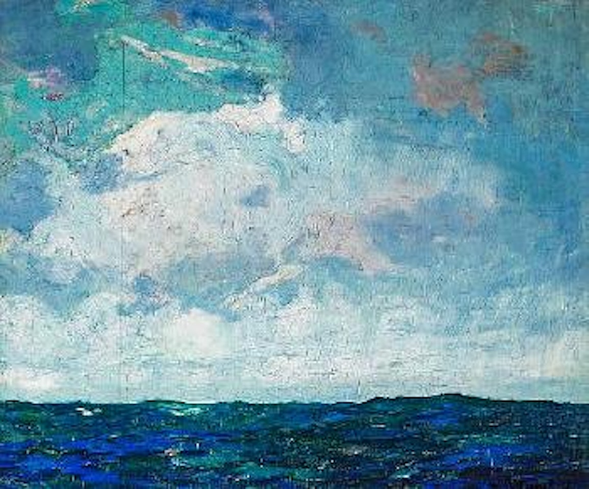 Gathering storm in the South Seas, Tahiti by William Ritschel