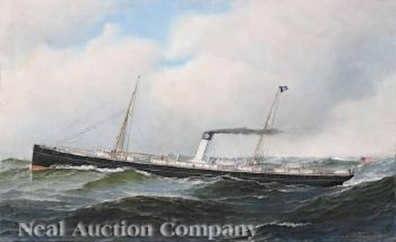 Steamship El Rio by Antonio Jacobsen