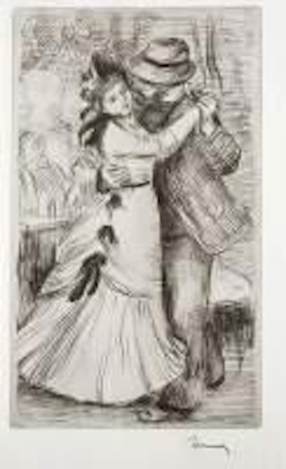 La danse a la campagne by Pierre-Auguste Renoir