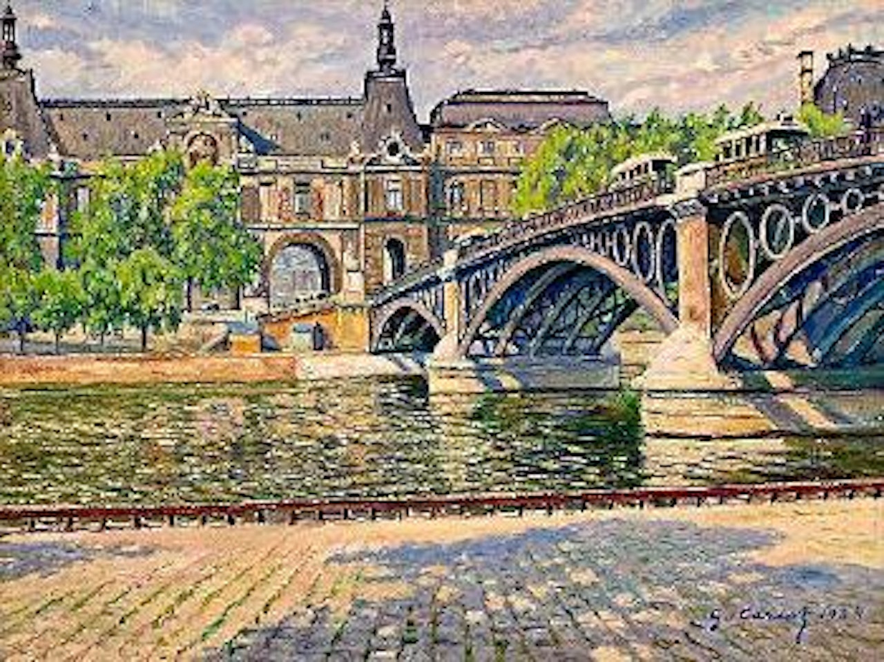 Pont du Carrousel by Gustave Cariot