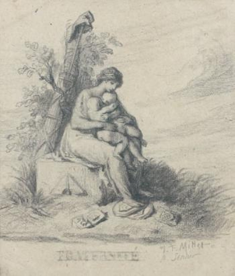 Fraternite by Jean-François Millet