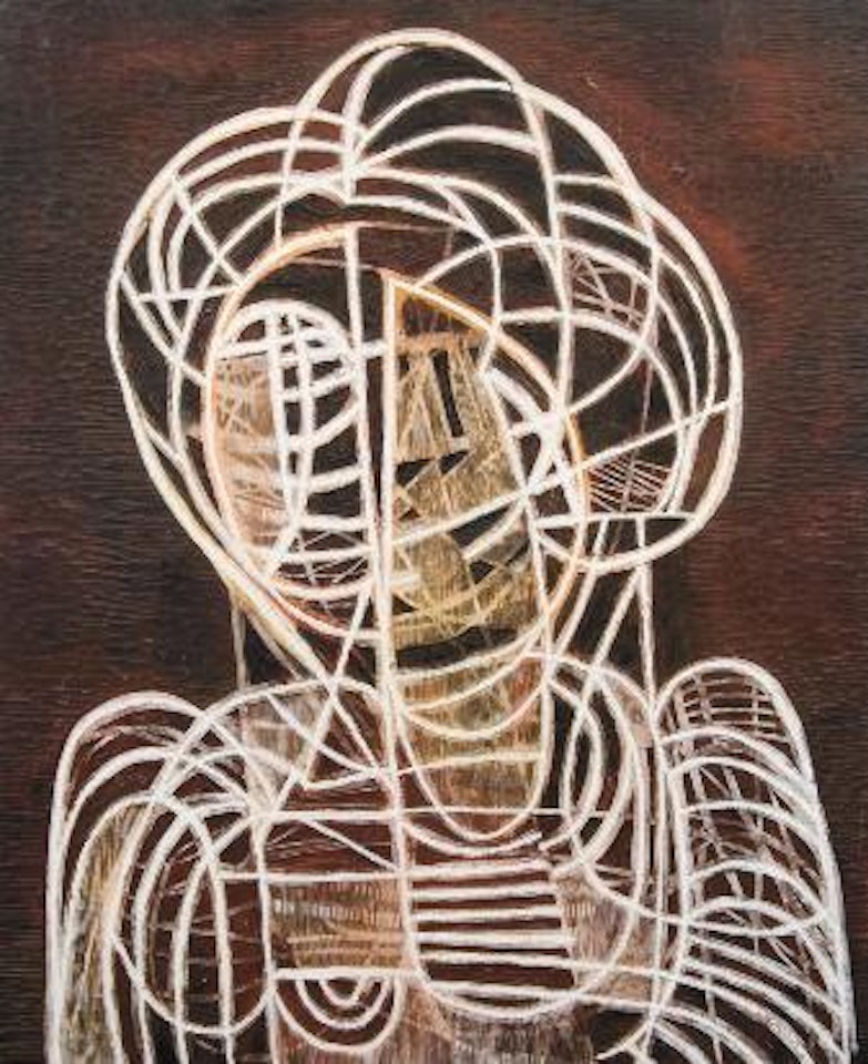 The figure by Cecil Skotnes