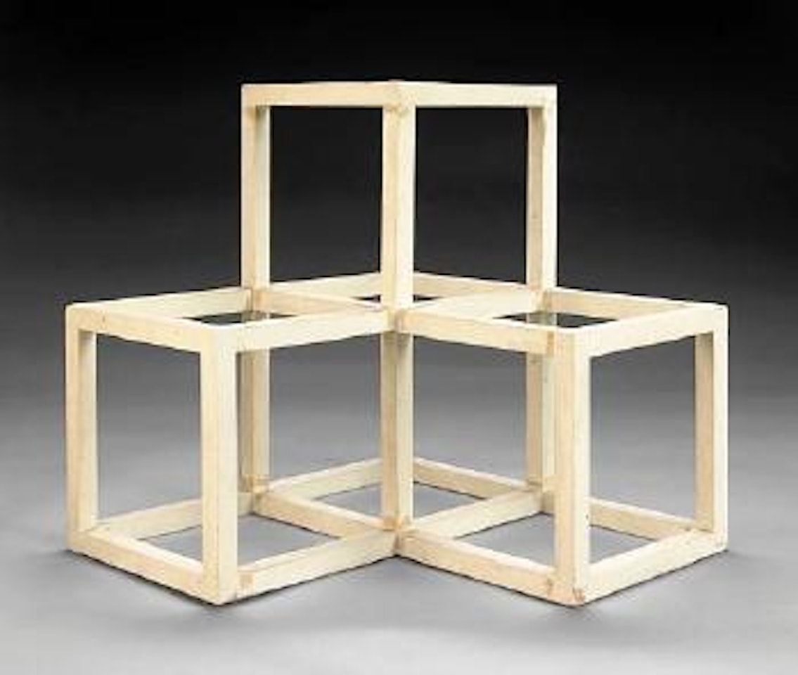 Untitled Maquette for steel structure by Sol LeWitt