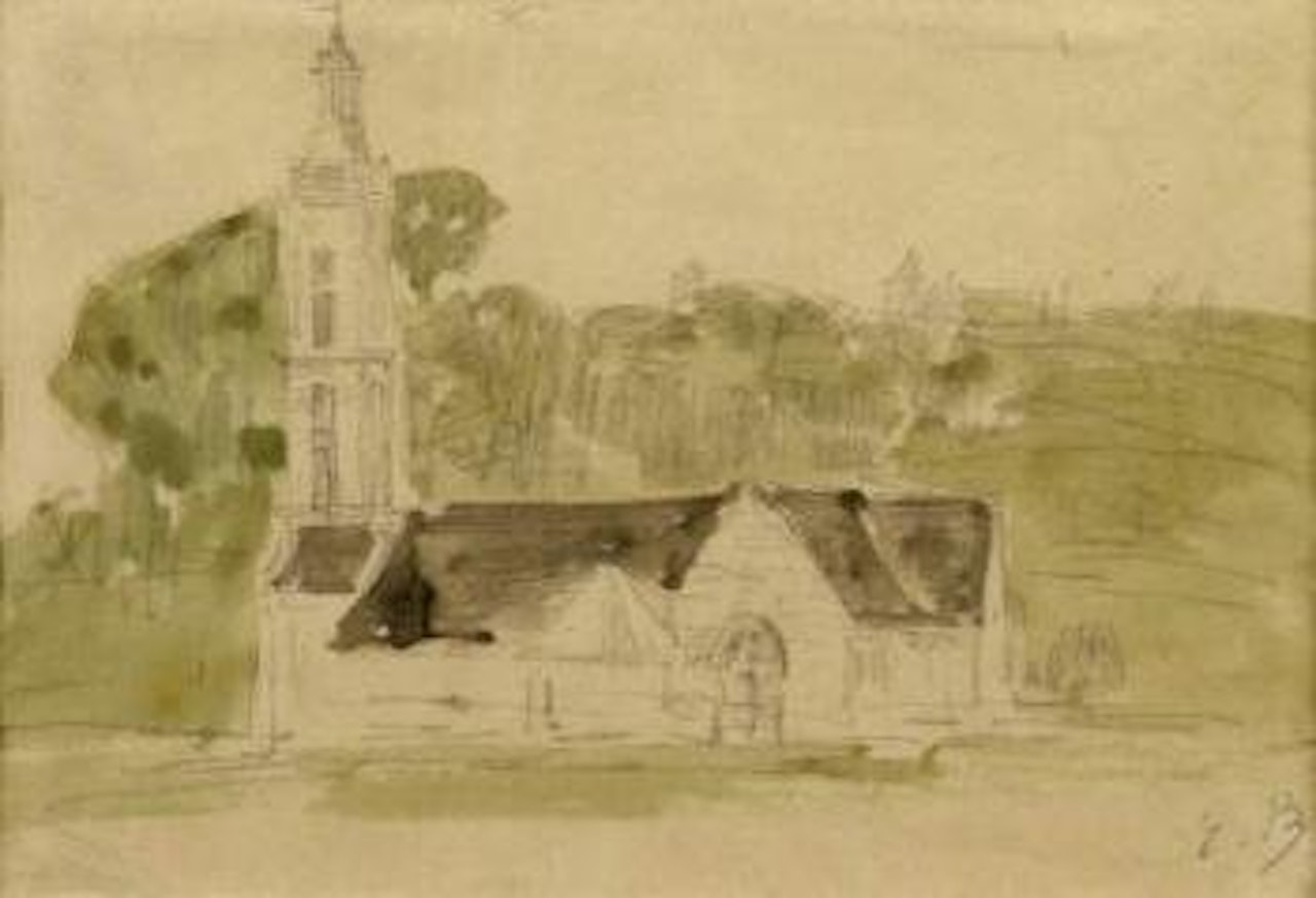 Eglise Sainte Catherine d'Honfleur by Eugène Boudin
