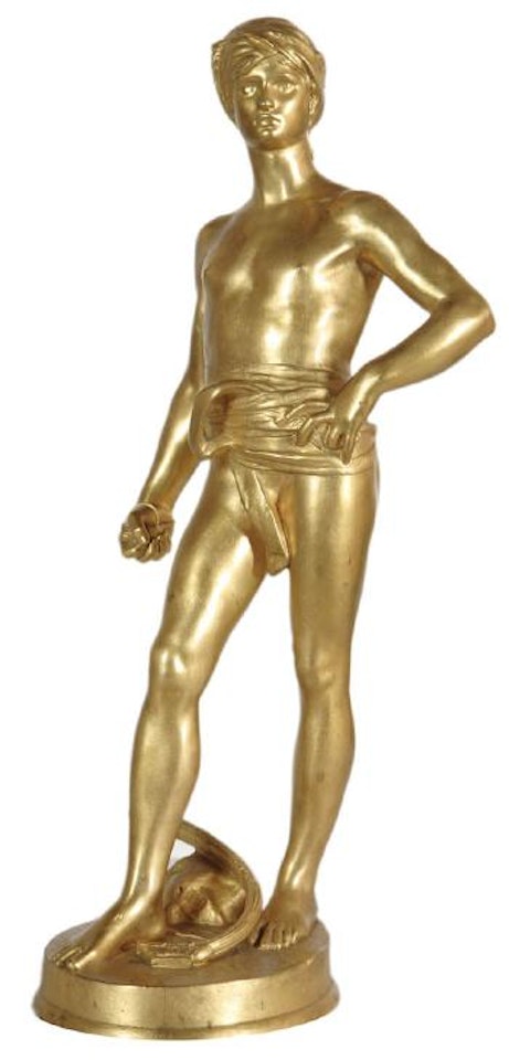 David avant le comba by Marius Jean Antonin Mercie