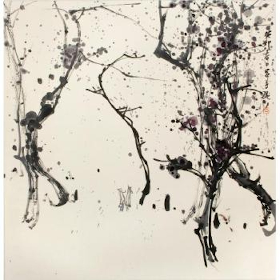Strolling In The Forest by Lu Shoukun (Lui Shou-Kwan)
