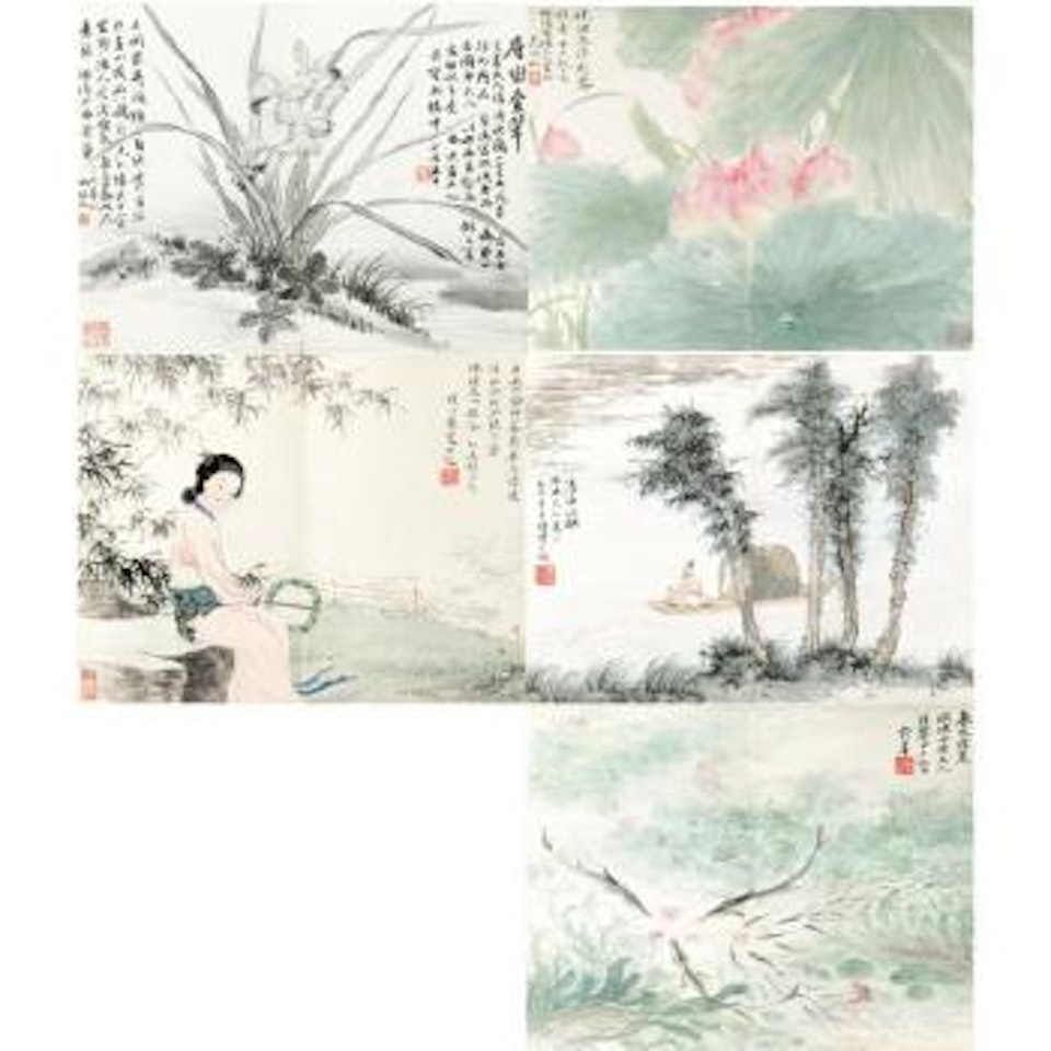 Various Subjects by Feng Chaoran by Wu Hufan
