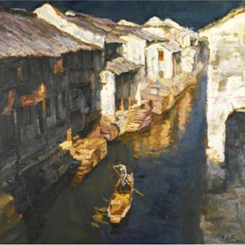 Suzhou Landscape No. 1 by Chen Yifei