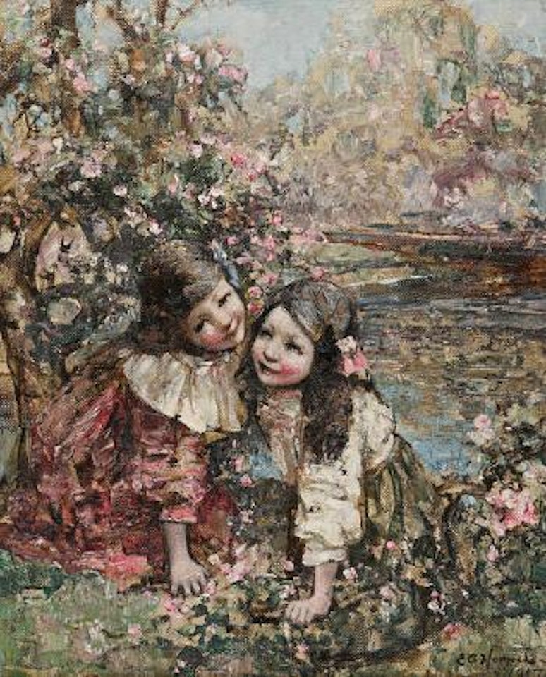 Blossom time by Edward Atkinson Hornel