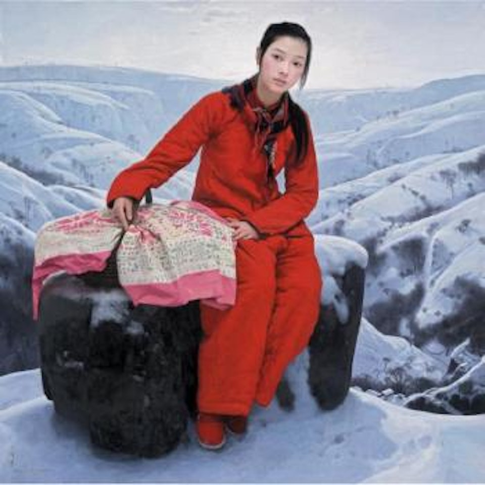 Beautiful Village - Awaiting Spring by Wang Yidong