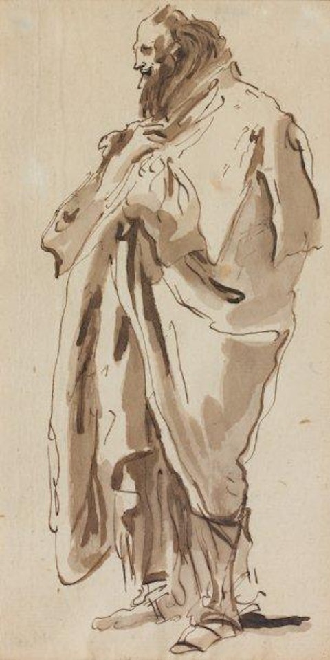 Un mendiant by Giovanni Battista Tiepolo
