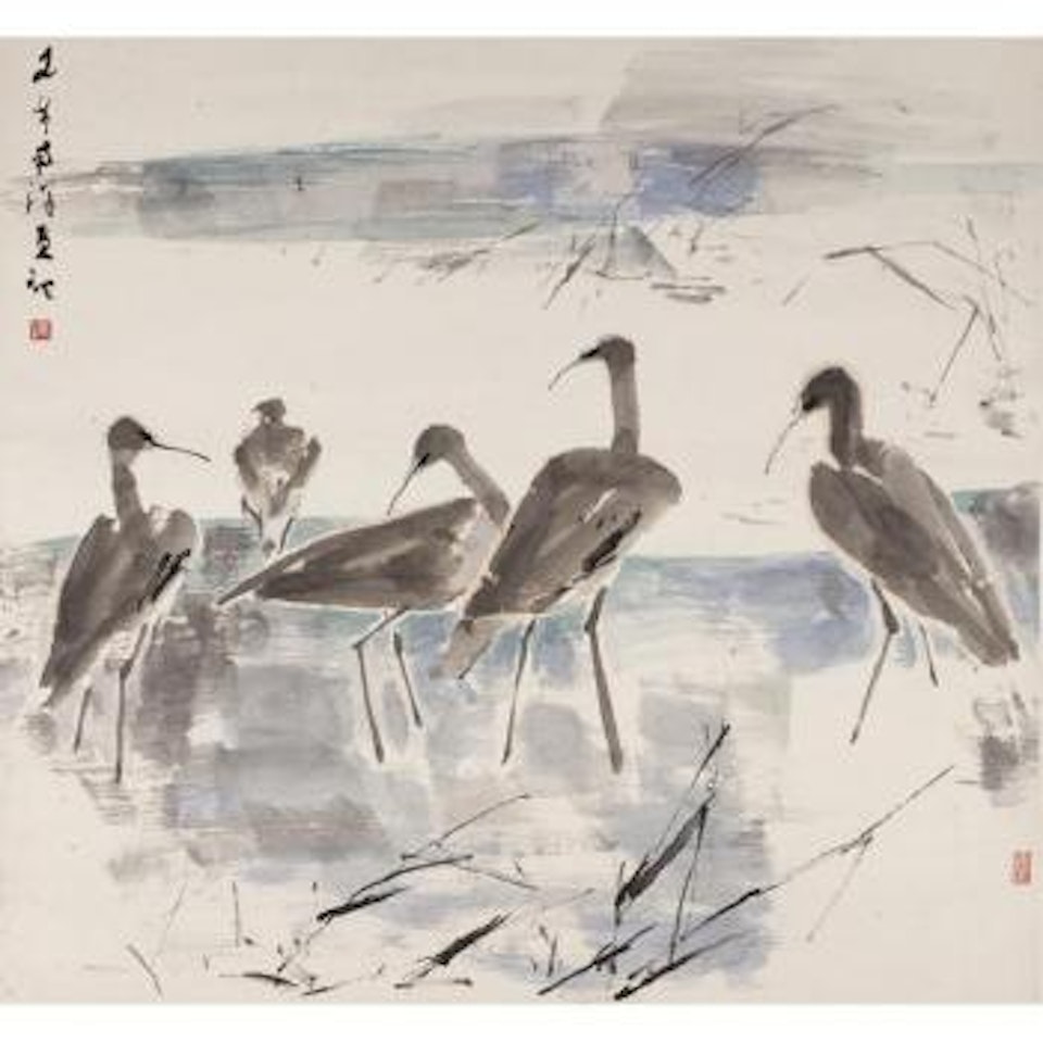 Cranes by Chen Wen Hsi