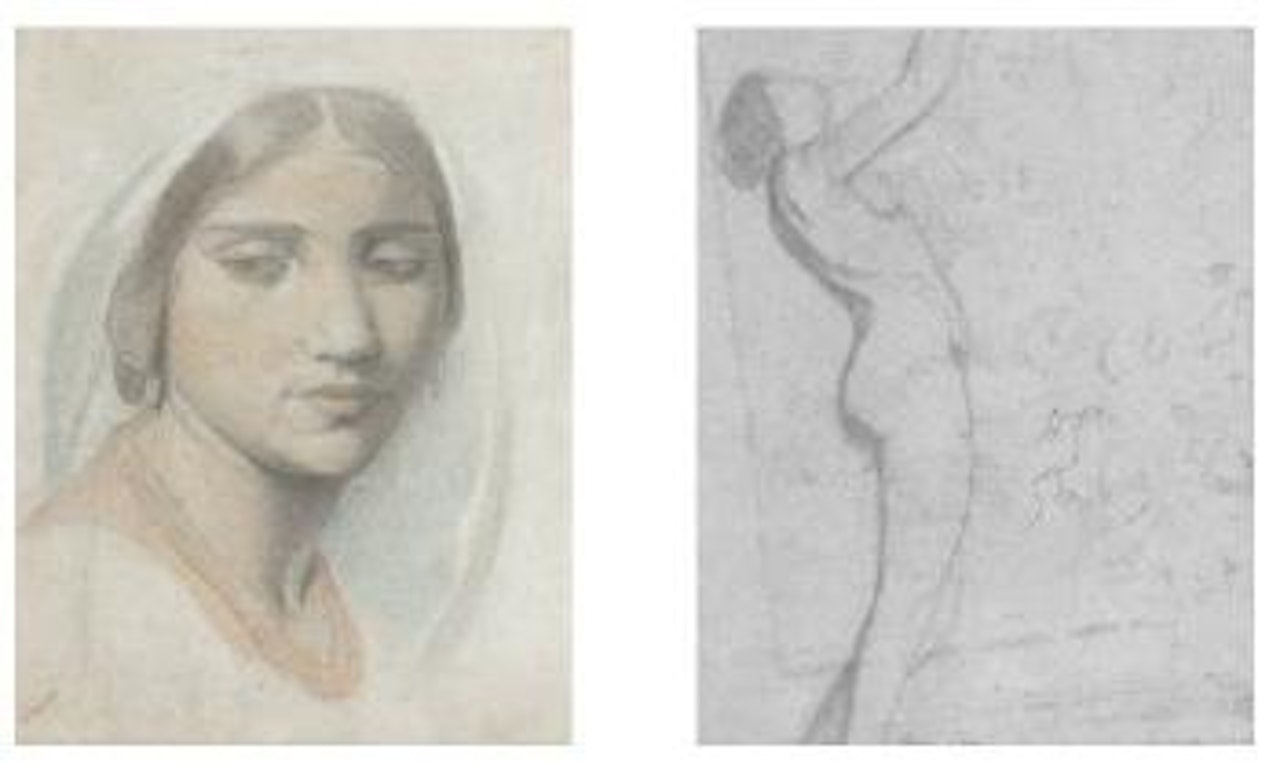 Portrait d'une jeune italienne by Edgar Degas